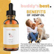 Buddy's Best Hemp Oil Treats for Pets 2 x 1oz